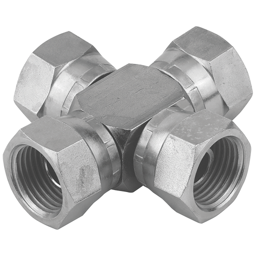 3/4" Bspp Swivel Female Cross 60 Cone