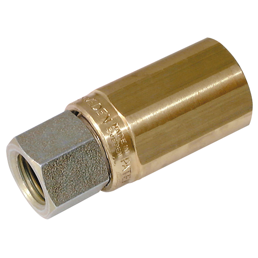 1/4" Bsp Female X 3/8" Bsp Female Valved Swivel Joint