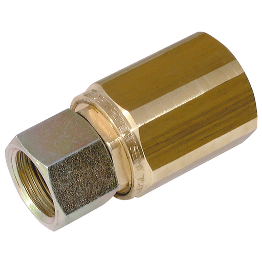 3/4" Bsp Female X 1" Bsp Female Valved Swivel Joint