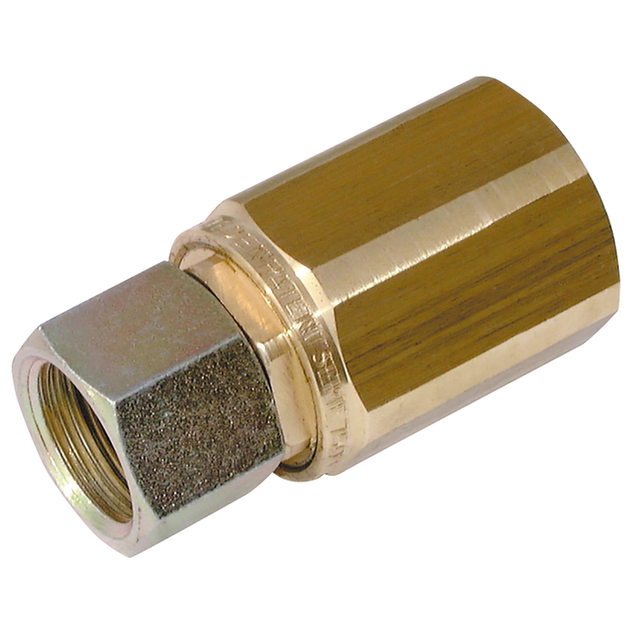 3/4" Bsp Female X 1" Bsp Female Valved Swivel Joint