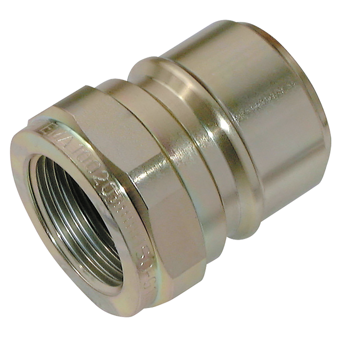 1" Bsp Female Hydraulic Quick Release Plug With Pressure Eliminator