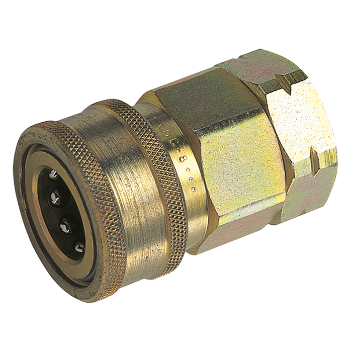 1/4" Bsp Female Coupling Un-Valved