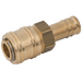 09Mm Hosetail Coupling Brass Unplated
