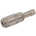 03Mm Hose Tail Coupling Brass Nickel