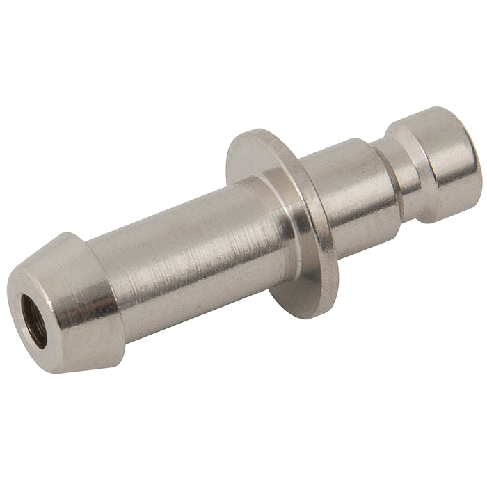 05Mm Hose Tail Plug Brass Nickel