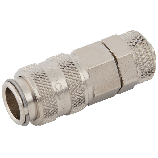 4X6Mm Hose Coupling Nickel Plated