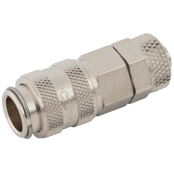 4X6Mm Hose Coupling Nickel Plated