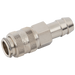 04Mm Hosetail Coupling Brass Nickel