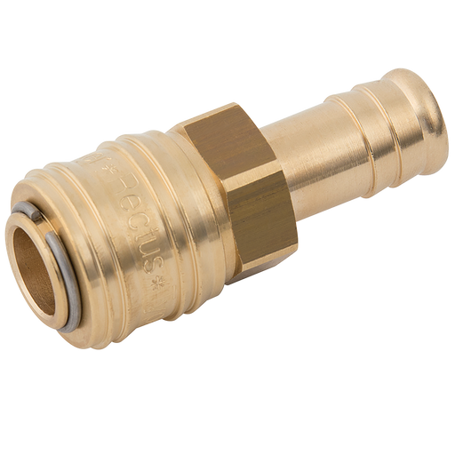 08Mm Hosetail Coupling Brass