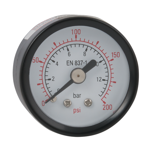 0-100Psi 50Mm Steel Gauge 1/8" Bspt Back