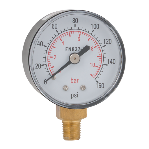 1/8"Bspt 0-6B 50Mm Abs Btm Gaug 0-100Psi