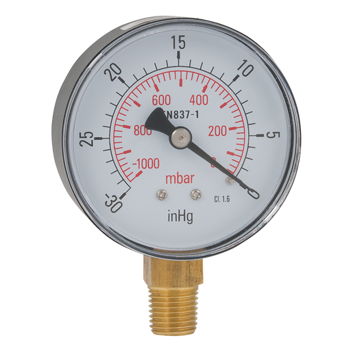 1/8"Bspt 40Mm Vacuum Botom Cnnct Gauge
