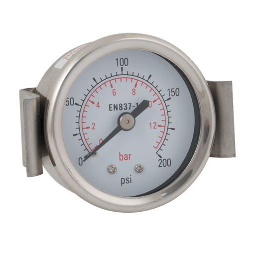 1/8"Bspt 0-12B 50Mm Pnl Mnt Gau 0-200Psi