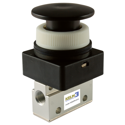 1/4" Bspp 3/2 Micro Palm Button Valve