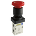 1/8" 3/2 Normally Closed Palm Button Latch Valve