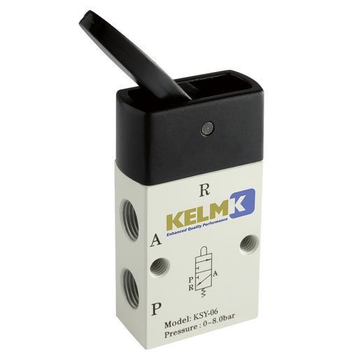 1/8" 3/2 Normally Closed Lever Lever Valve