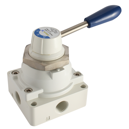1/8" 4/3. Lev/Lev/Lev Fully Sealed Mid Po Valve