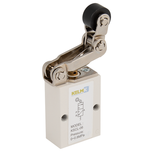 1/8" 3/2 Roller Lever One Way Valve