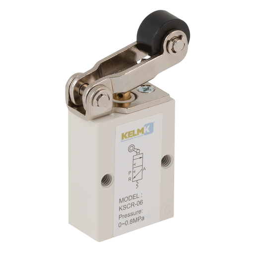 1/8" 3/2 Roller Lever Valve