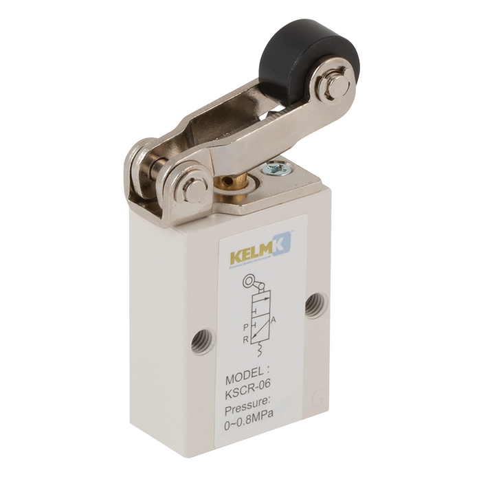1/8" 3/2 Roller Lever Valve