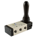 5/3- 1/8" Bspp Lev/Lev/Lev Apb Valve