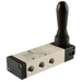 5/3- 3/8" Bspp Lev/Spr/Lev Apb Valve