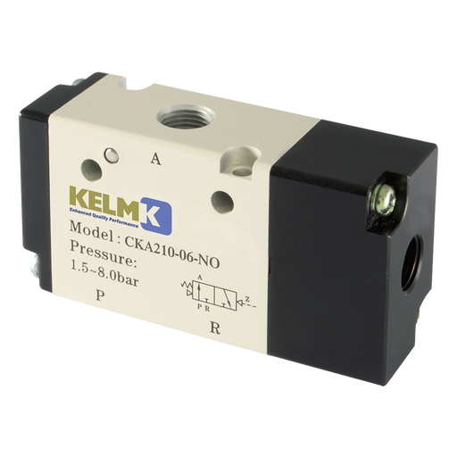 1/8" Pilot/Spring 3/2 Normally Open Valve