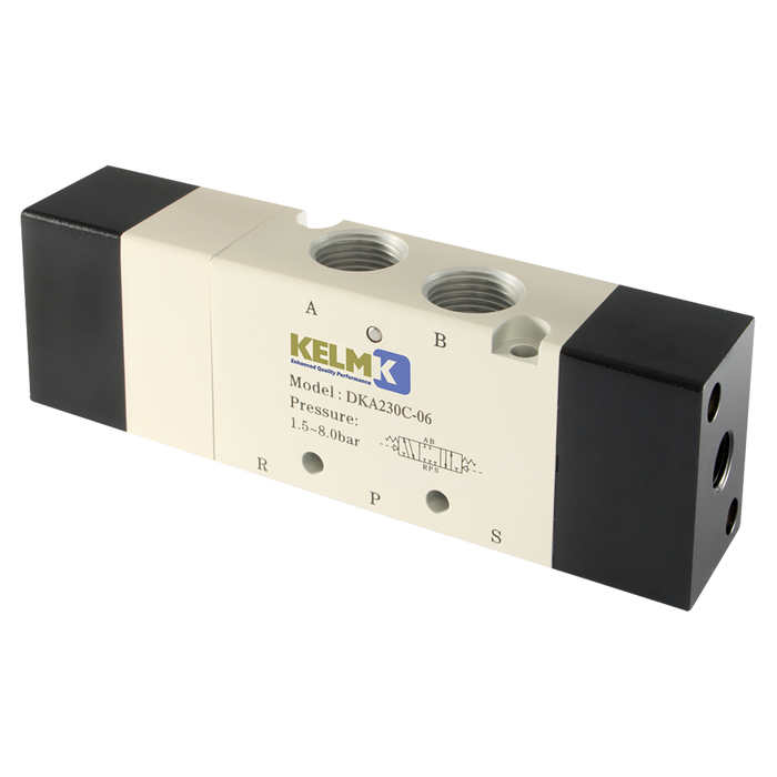 5/3- 1/2" Bspp Pilot/Pilot Fully Sealed Valve