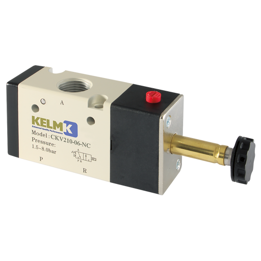 3/2 1/4" Solenoid/Spring Valve Normally Closed