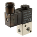 1/8" Bspp 3/2 D. Act N/Closed Solenoid/Spring Valve