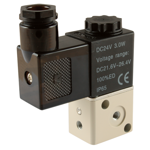 M5 3/2 D. Act Normally Closed Solenoid/Spring Valve
