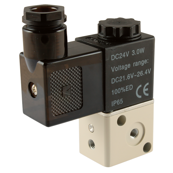M5 3/2 D. Act Normally Closed Solenoid/Spring Valve