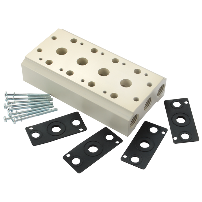 3 Station 3/8" Bsp Manifold C Series