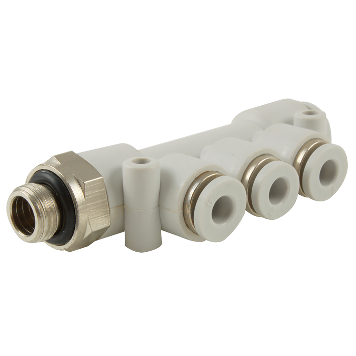 8Mm In 4Mm Out X 3 X 1/4" Bspp