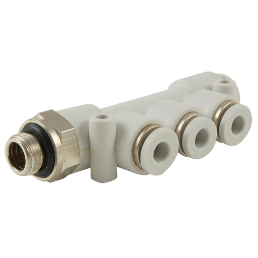 8Mm In 6Mm Out X 3 X 1/4" Bspp