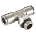 10Mm X 1/4" Bspp Male Centre Leg Tee