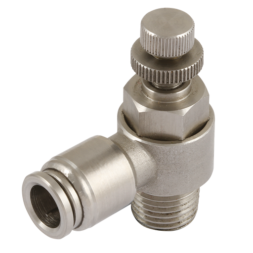 1/8" Bspp Male X 6Mm Od Speed Control Valve