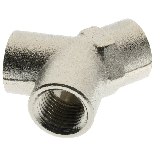 1/8" Bspp Female Equal Y Connector