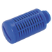 1" Bspp Male Acetalic Silencer Blue
