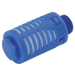 1" Bsp Male Nylon/Felt Silencer Blue