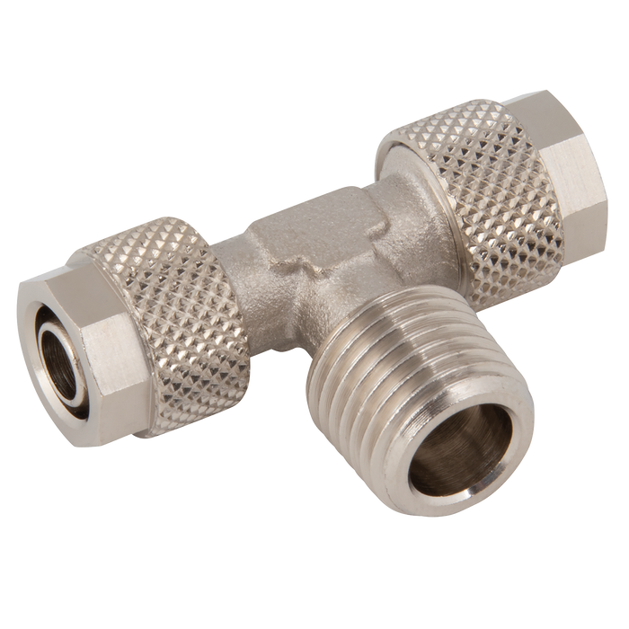 06/04Mm Od X 1/8" Bspt Male Centre Tee