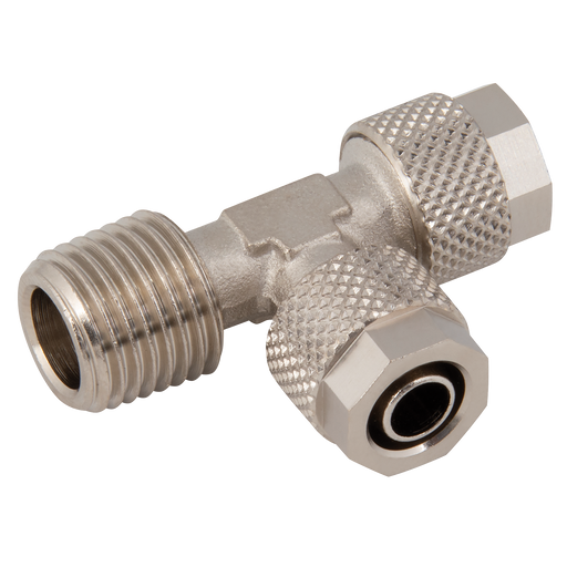 06/04Mm Od X 1/4" Bspt Offset Male Tee