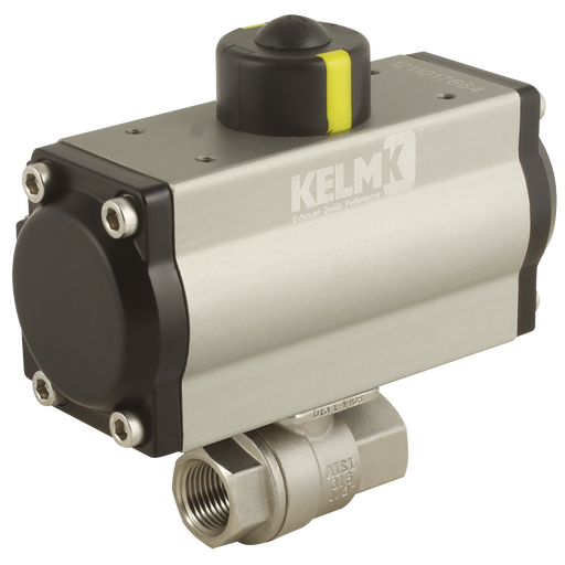 1/4" Bspp Ss 2 Pc Sa Alum Actu B.Valve