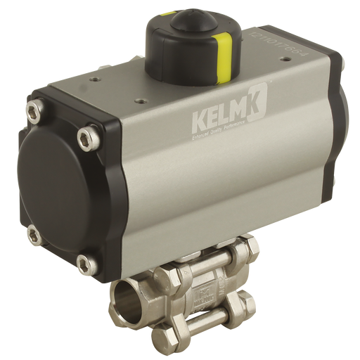 1.1/4" S.Weld Ss 3 Pc Sa Alum Actu B.Val