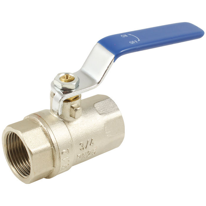 1/2"Bsp Brass Ball Valve Blue Steel Long Handle