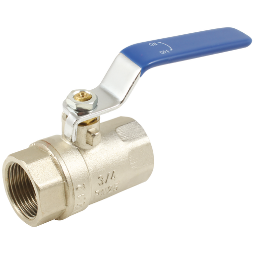3"Bsp Brass Ball Valve Blue Steel Long Handle