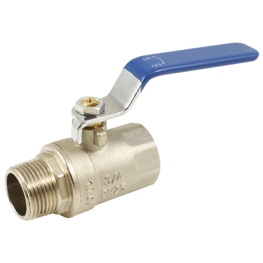 3/8"Bsp 316 Ss Ball Valve Ptfe Seal Blue Handle