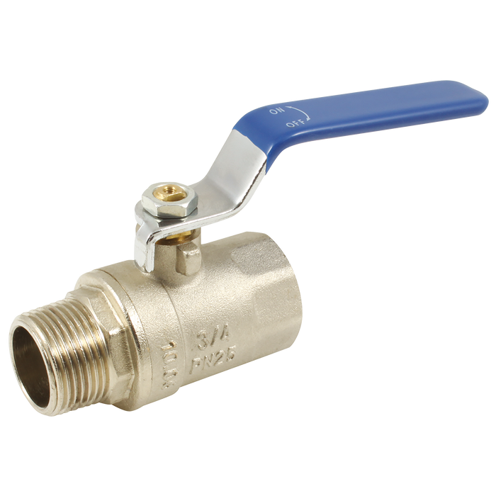 3/8"Bsp 316 Ss Ball Valve Ptfe Seal Blue Handle