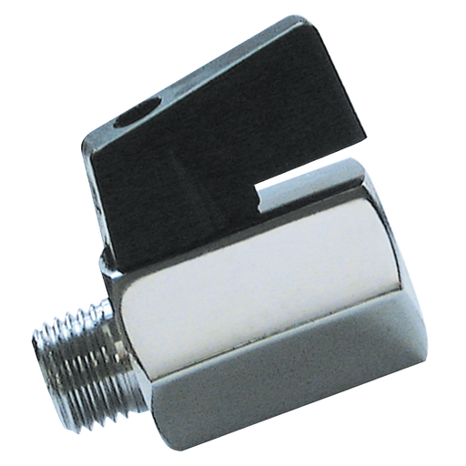 3/4" M/F Brass Chrome Finish Mini Ball Valve