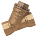 1/2" Bsp Fem "Y" Brass Straightainer